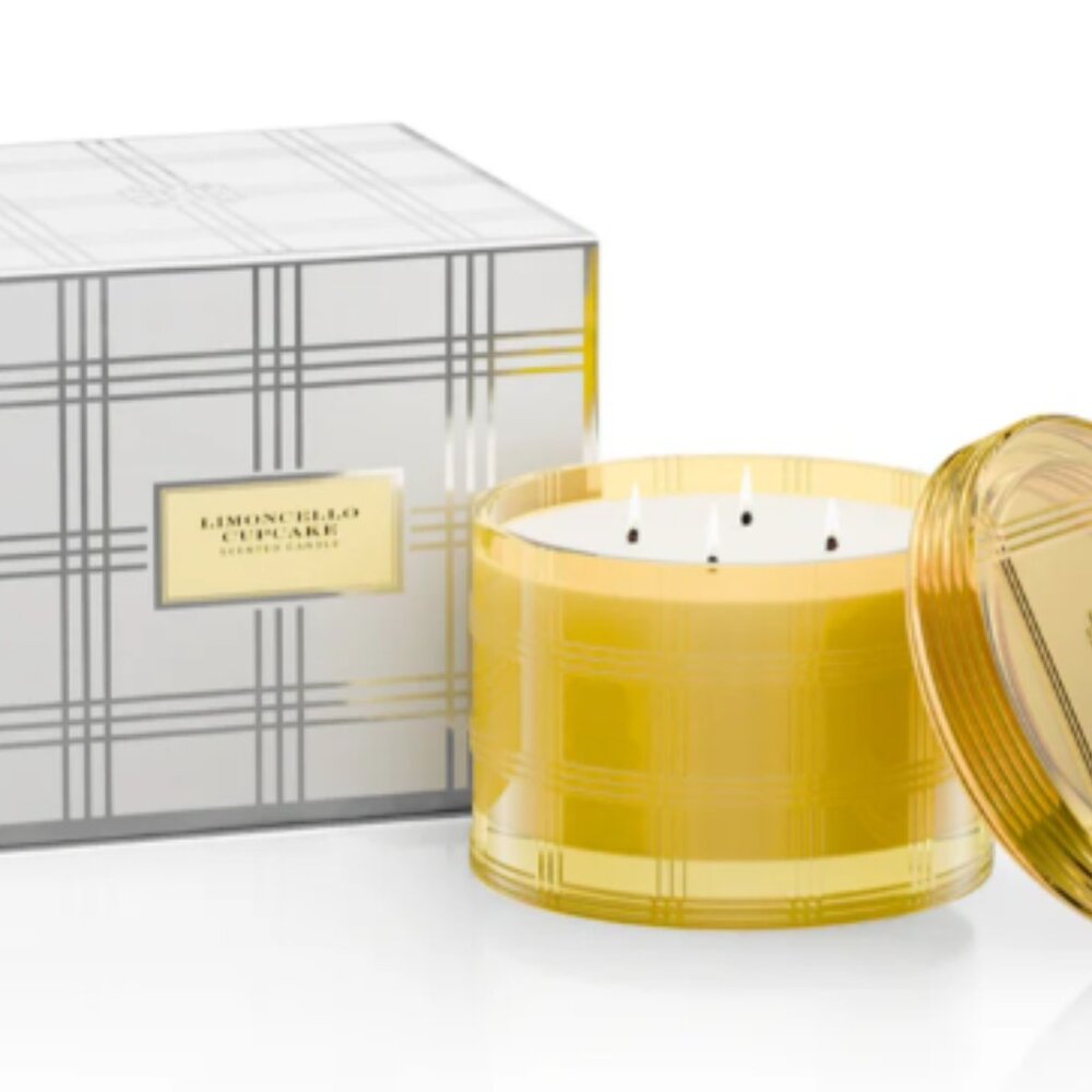 NIB homeworx Limoncello Cupcake Specialty Candle with Gift Box